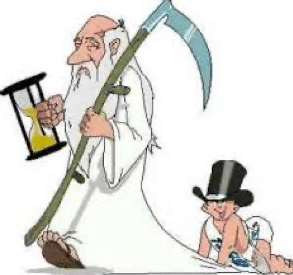 Father Time and Baby New Year